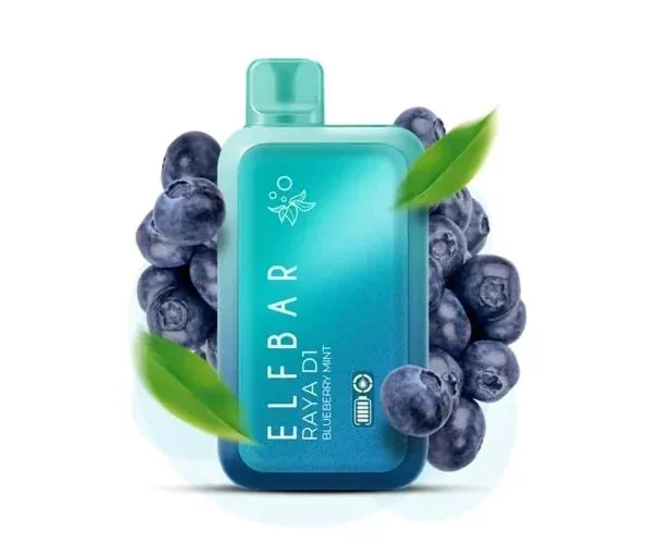 Elf Bar Raya D1 – Blueberry Mint - Buy Authentic Vape in Jaipur - Vape Shop Jaipur