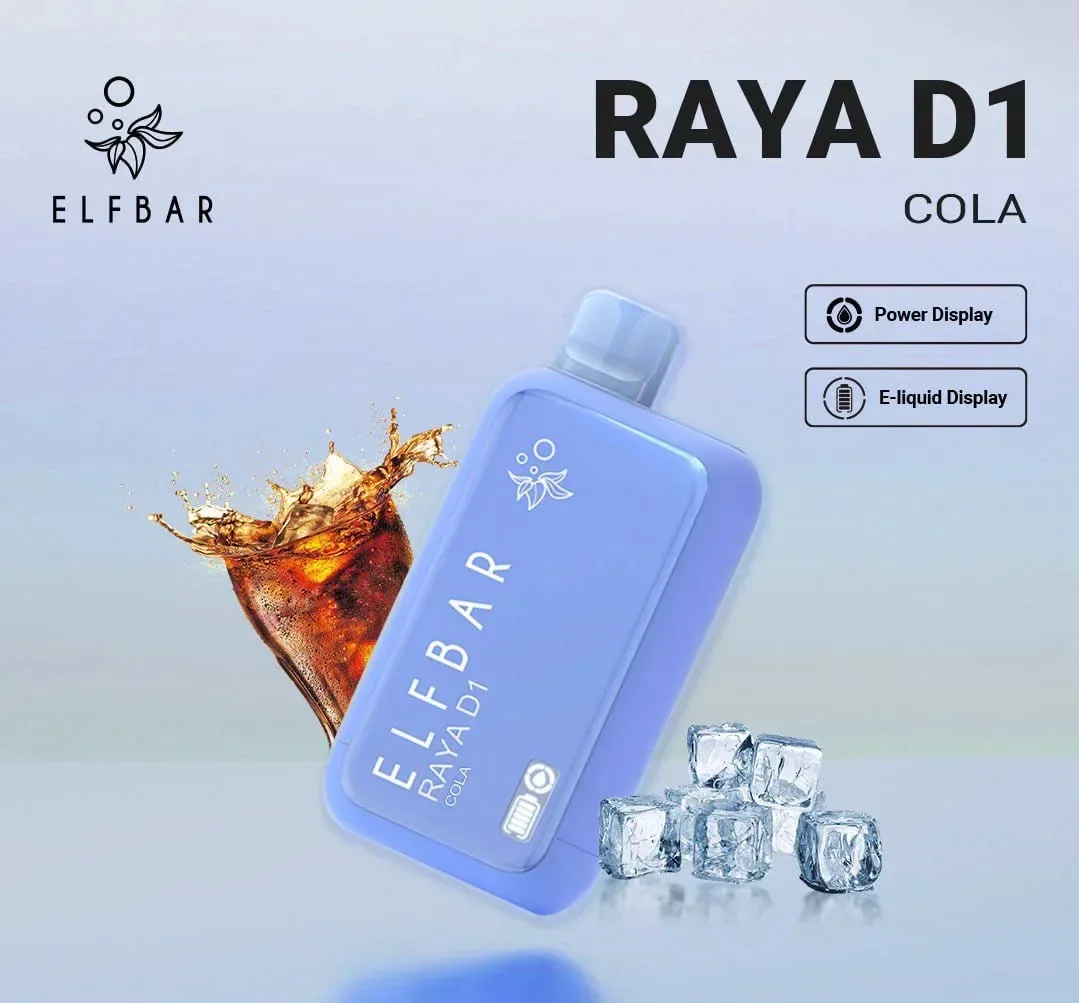 Elf Bar Raya D1 – Cola - Buy Authentic Vape in Jaipur - Vape Shop Jaipur