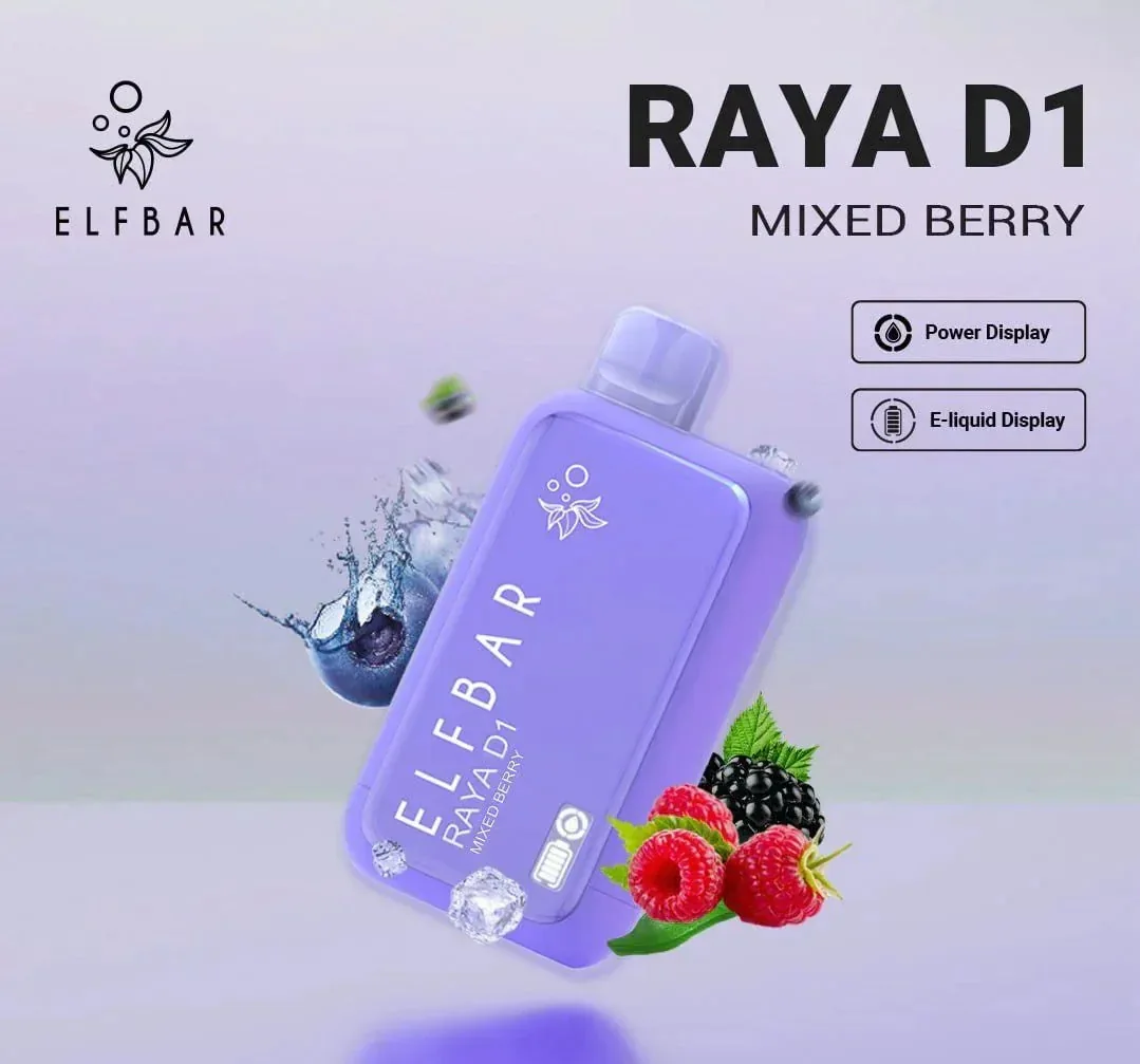 Elf Bar Raya D1 – Mixed Berry - Buy Authentic Vape in Jaipur - Vape Shop Jaipur