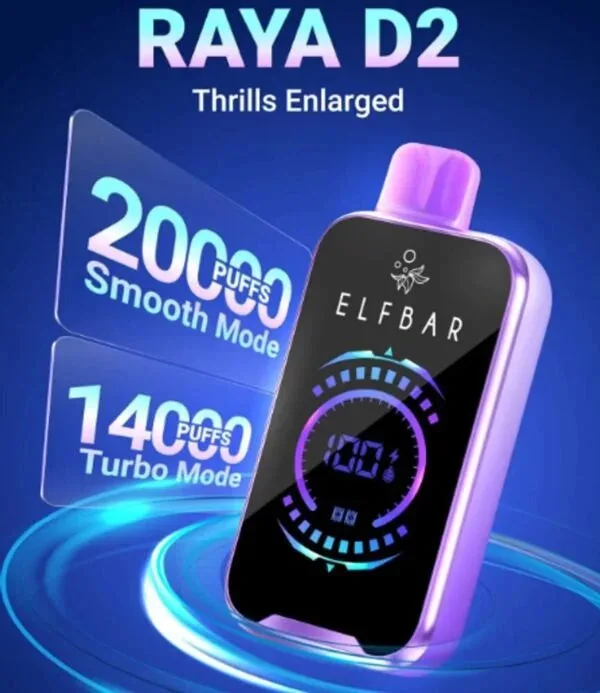 Elf Bar Raya D2 20000 Puffs - Buy Authentic Vape in Jaipur - Vape Shop Jaipur