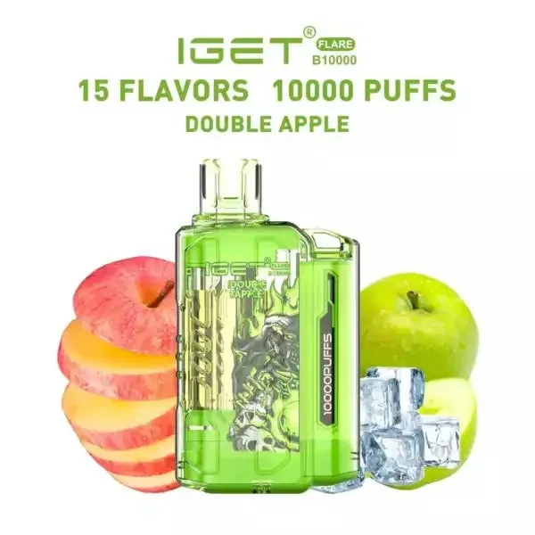 Iget Flare B10000 – Double Apple - Buy Authentic Vape in Jaipur - Vape Shop Jaipur