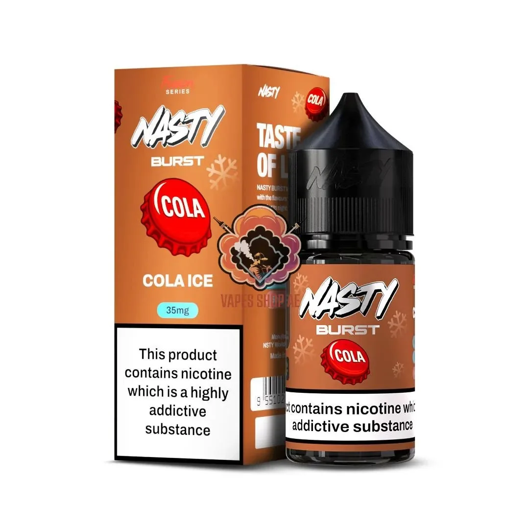 Nasty Burst Nic Salts – Cola Ice - Buy Authentic Vape in Jaipur - Vape Shop Jaipur