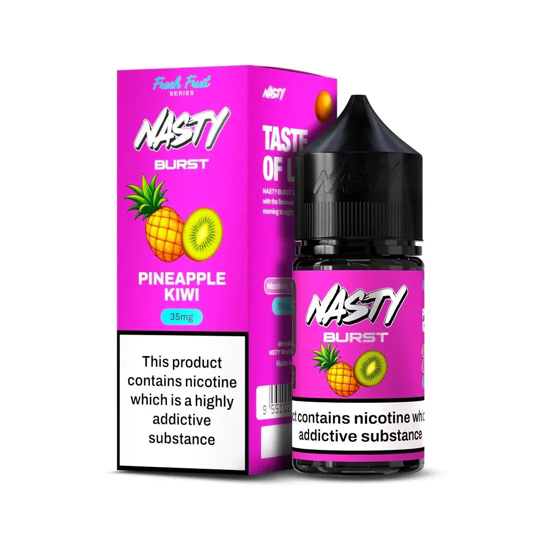 Nasty Burst Nic Salts – Pineapple Kiwi - Buy Authentic Vape in Jaipur - Vape Shop Jaipur