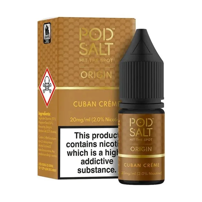 Pod Salt Cuban Creme – Nicotine Salt - Buy Authentic Vape in Jaipur - Vape Shop Jaipur