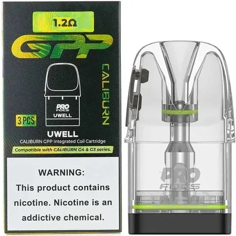 Uwell Caliburn Gpp Replacement Pod (1 2ω) - Buy Authentic Vape in Jaipur - Vape Shop Jaipur